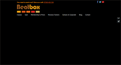 Desktop Screenshot of beatboxgym.co.uk